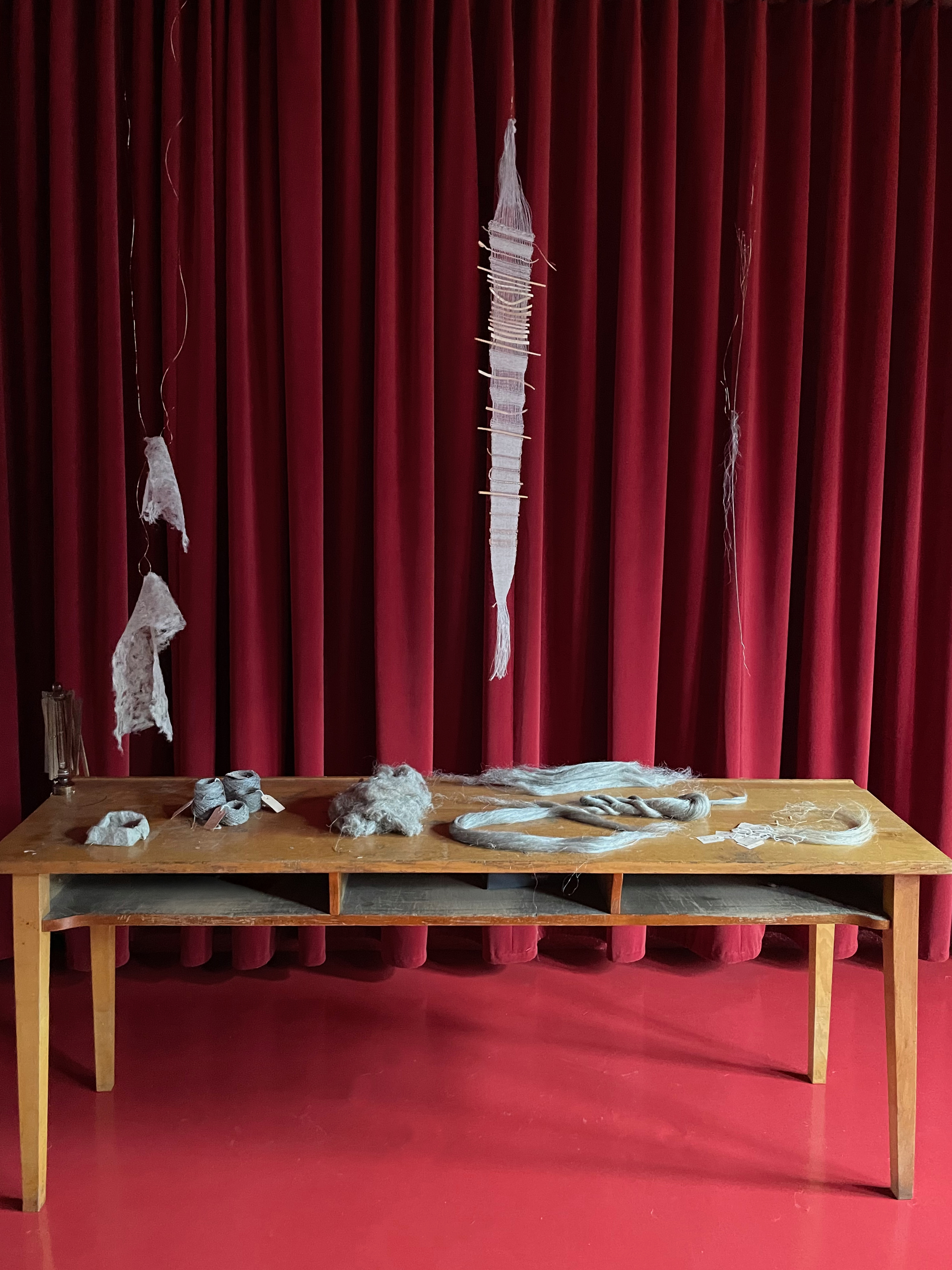 copyright Lisa Collomb open studio, flax